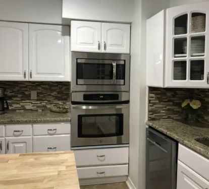 Kitchen with everything you need for pot sets to entertaining dishes