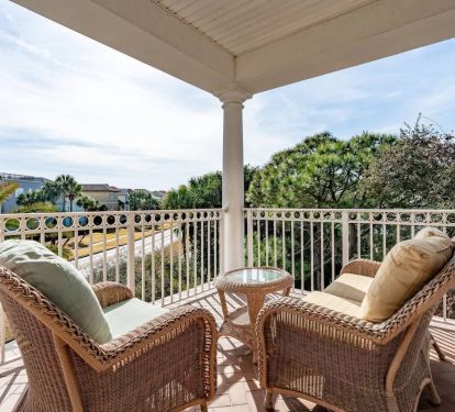 Terrace/patio (1 of 3 large wrap around patios)- No neighbors in your backyard!