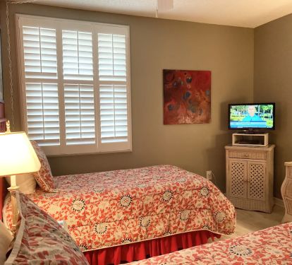 The Red Room is warm and cozy
