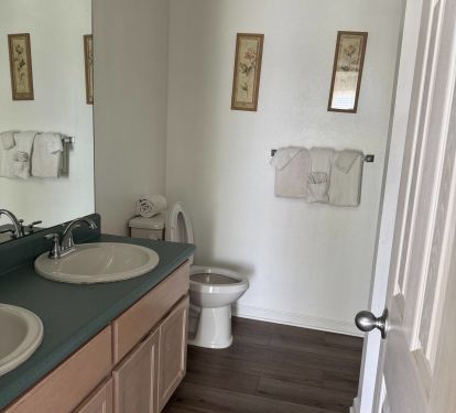 Bathroom and dressing area
