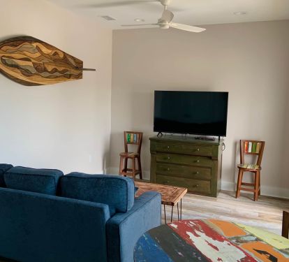 Middle floor living room -- perfect for the kids!