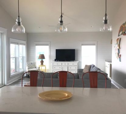 Your view while prepping dinner!