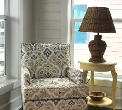 A cozy corner for reading