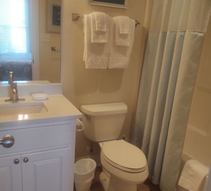 Main Floor Bathroom off (King) Bedroom; Full Shower/Tub