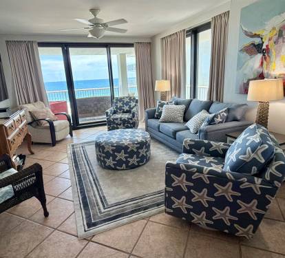 Plenty of seating to relax and watch TV or enjoy each other’s company. 