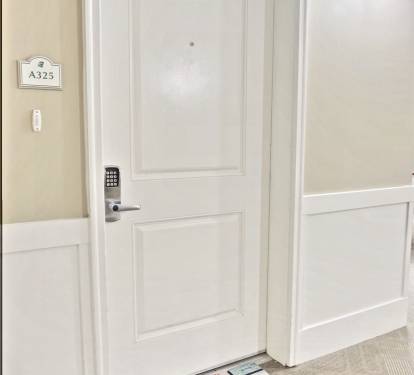 Inside entry located on the 3rd floor. Park your car on the 3rd floor too! 