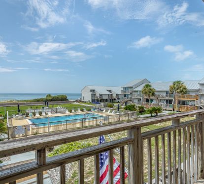 Wake up to pool sparkle and ocean views&mdash;master bedroom bliss, morning to moonlight.
