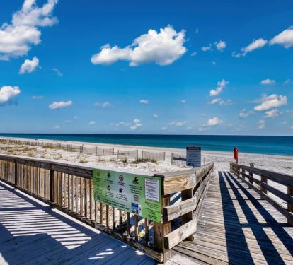 Boardwalk steps to the BEACH