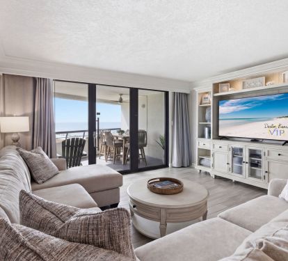 Large living area with balcony access