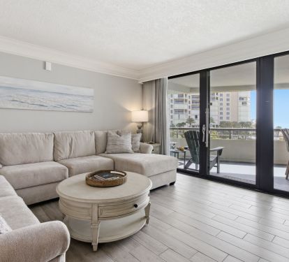Comfortable living area seating