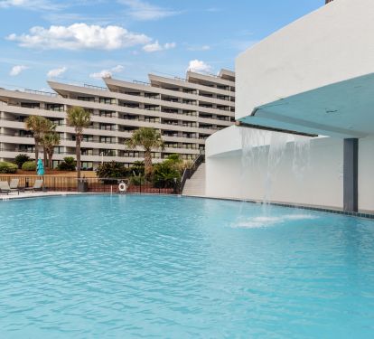 Lower level community pool