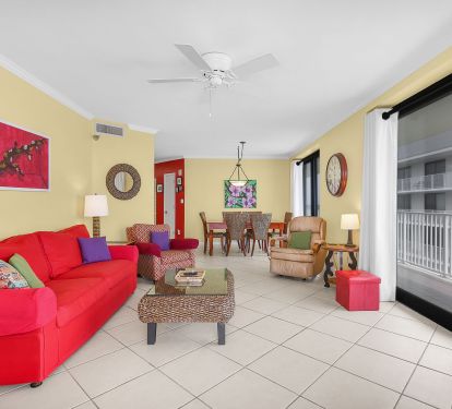 Spacious seating allows the family to gather and make memories