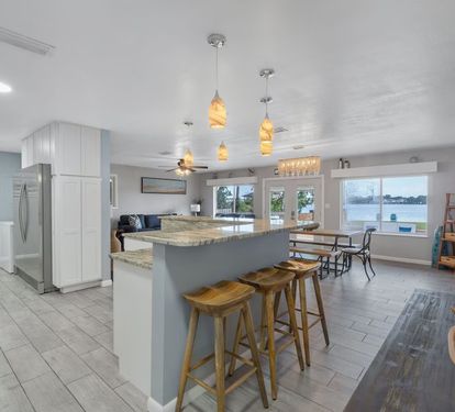 The perfect kitchen island space