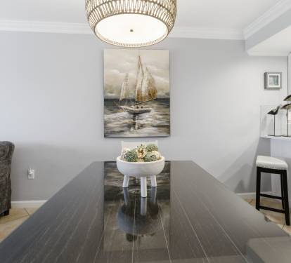 Large dining table