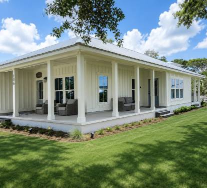 Front/Side Porch with Sitting Area