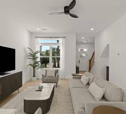 Cozy and spacious living room