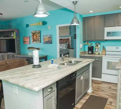 Fully equipped kitchen