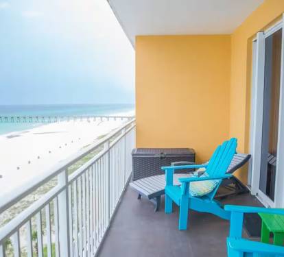 Panoramic view from balcony.