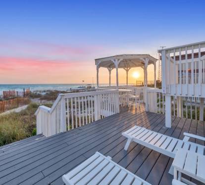 Enjoy breathtaking ocean views from the comfort on your private space.