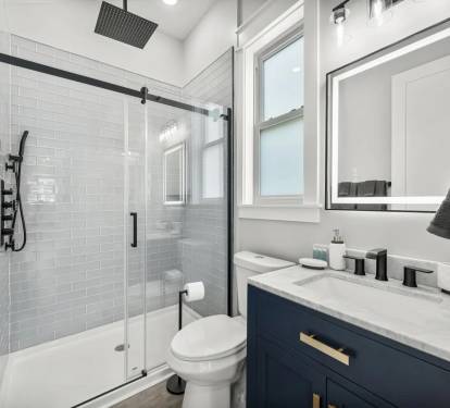 Tub and Shower area