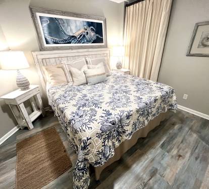 Secondary King bedroom just updated! 