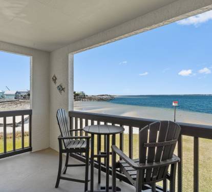Balcony With Bay Views