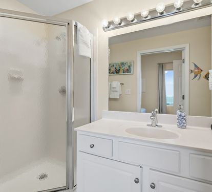 Guest Bathroom; Each sleeping area has its own bathroom