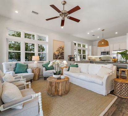 Sun-drenched open living made for slow mornings, easy nights