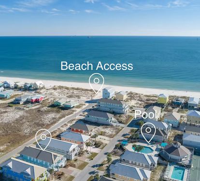 Steps away to the beach and 2 pools