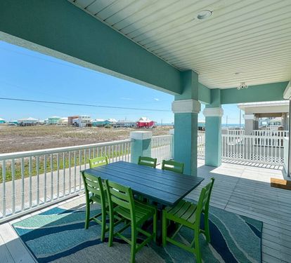 Enjoy more outdoor seating with a beautiful view of the ocean