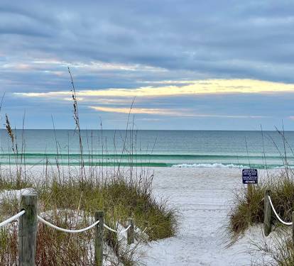 For the early risers, morning walks are serene