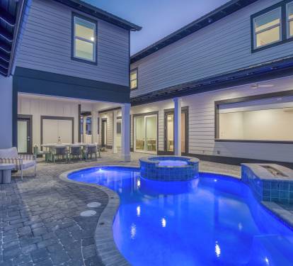 Heated pool