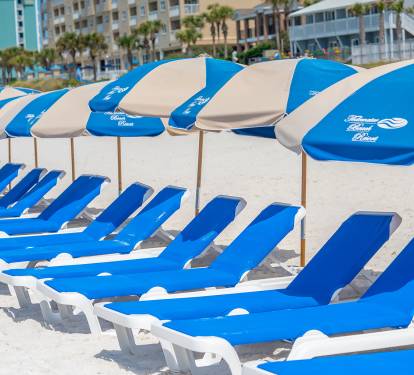 Complimentary Beach set up for two March 1-October 20! 