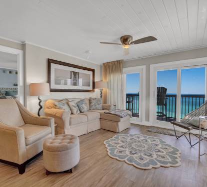 Living Room with Access to Master Bedroom and Balcony