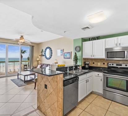 Kitchen/living room view