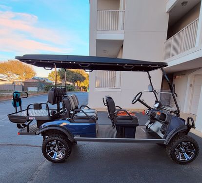 6 person street legal golf cart