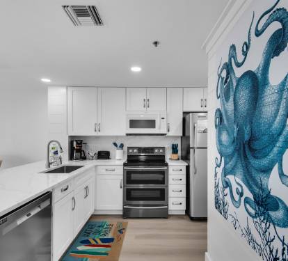 Fully equipped kitchen
