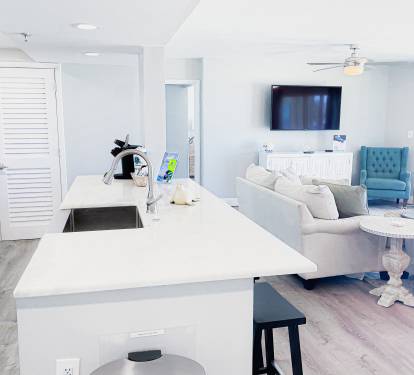 Kitchen and Living Room