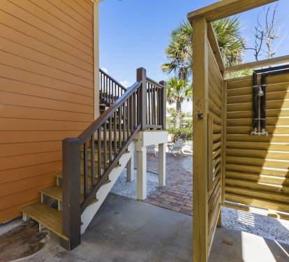 outdoor shower
