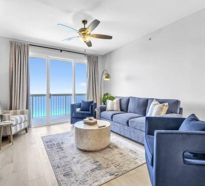 Unmatched Gulf views, right from your living room—step onto the balcony and soak it all in.