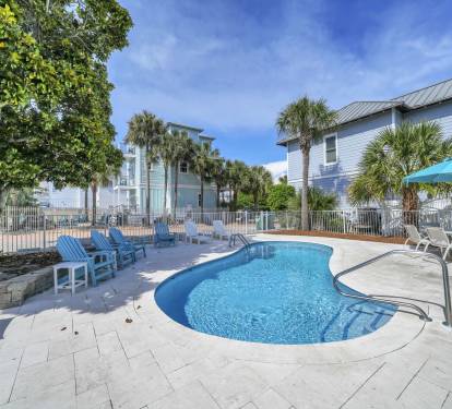 This beautiful home also has a private pool and grilling area.
