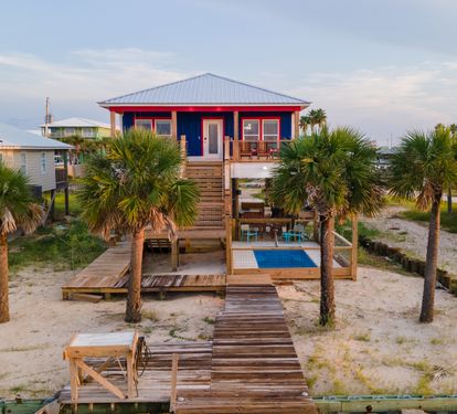 House view from pier