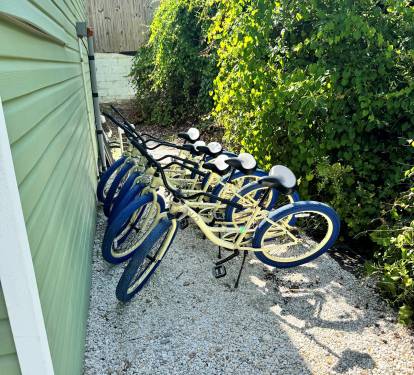 Beach cruiser come with the property as part of your stay