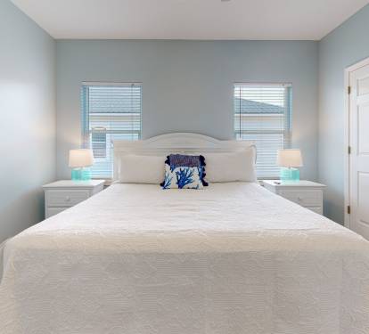 Second Master room also features comfortable mattress and luxury linen 