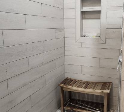 Master walk in shower B