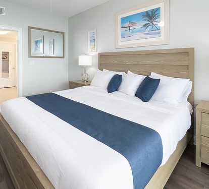 Primary bedroom with access to private primary full bathroom