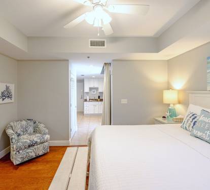 Second Master Bedroom with separate outside entrance, en-suite, kitchenette, and oceanview balcony provides ample room for everyone.