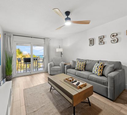 Gorgeous views of the Gulf of Mexico "Ocean" from the open living area and primary suite