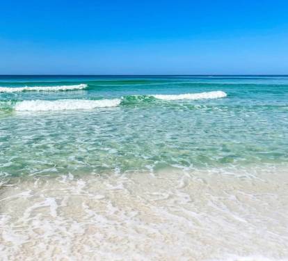 Crystal clear water!