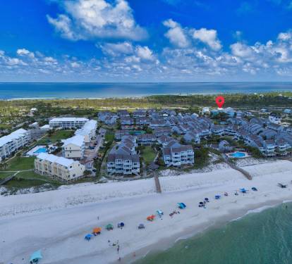 Aerial View from the Beach